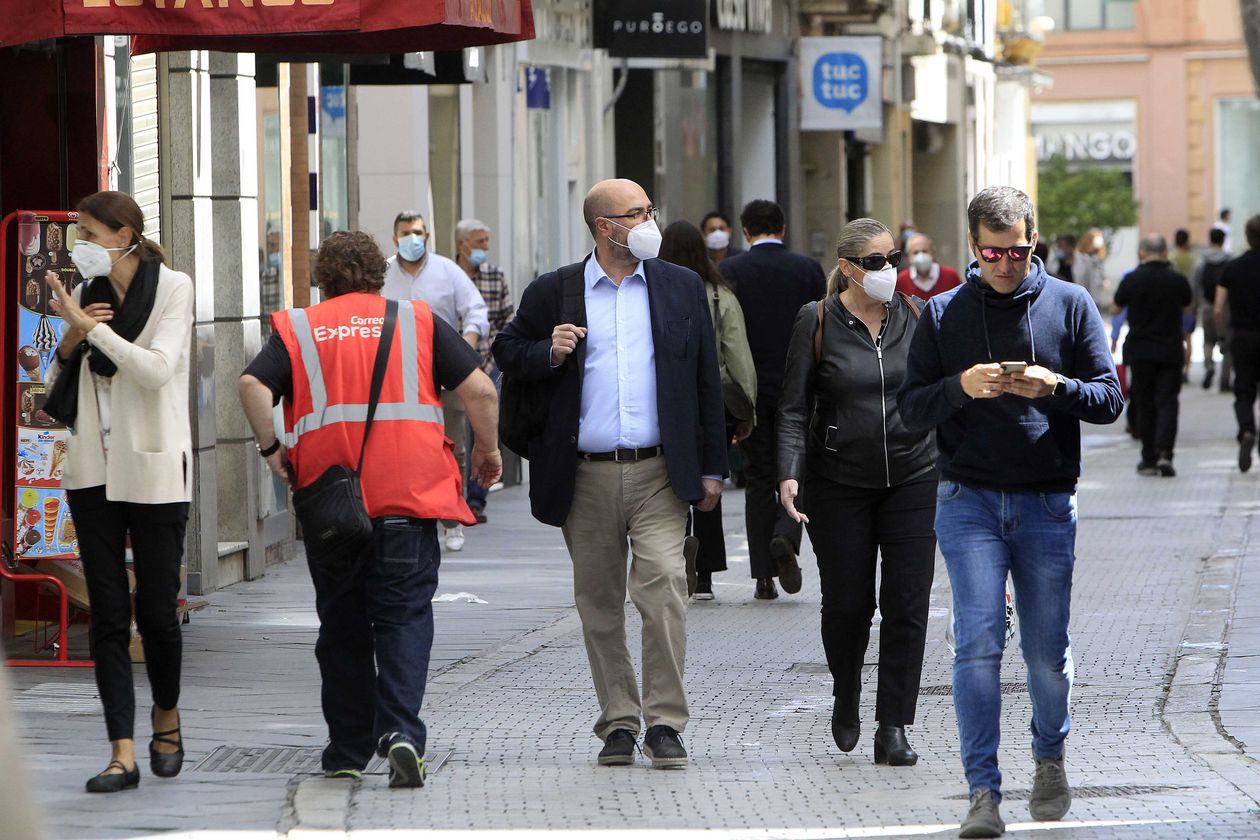 videovigilancia y mascarillas